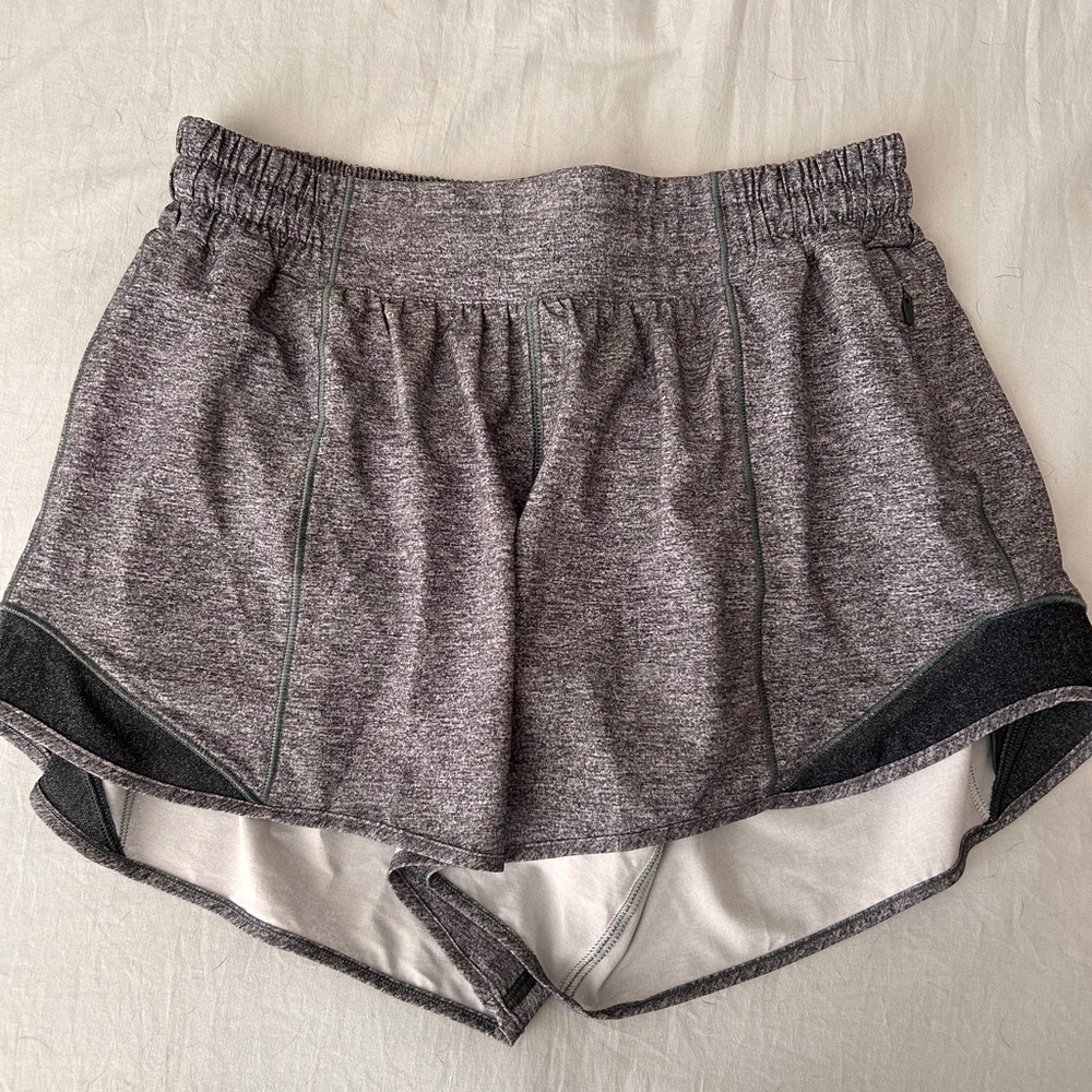 Lululemon Athletica Hotty Hot Gray Athletic Shorts